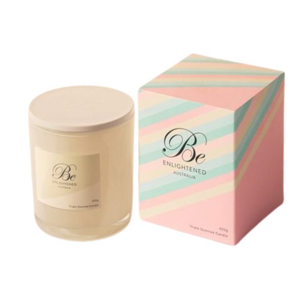 Oriental Sandalwood Be Enlightened Triple Scented Elegant Candle