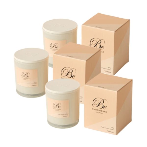 Vanilla Be Enlightened Elegant Scented Candle 3 Pk. (80hrs)