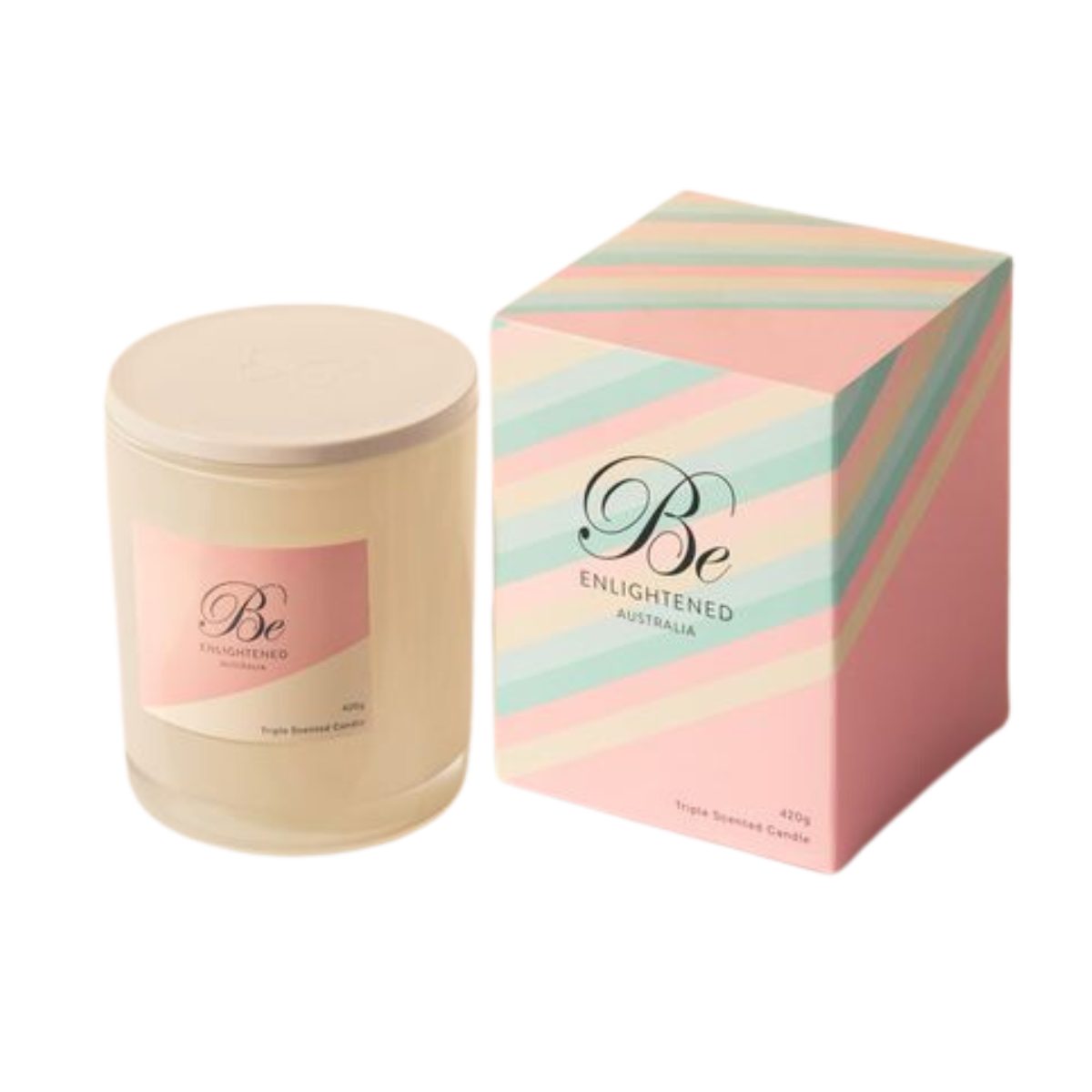 Peach Iced Tea Be Enlightened Triple Scented Elegant Candle