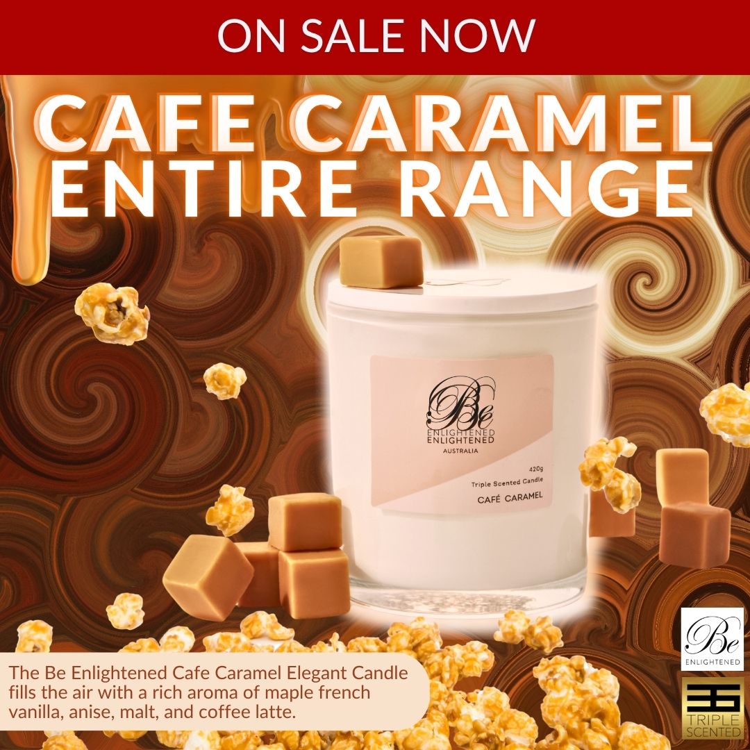 Caramel Elegant Candle Sale August