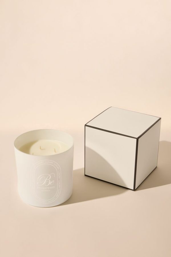 NEW Leather & Oud Be Enlightened Luxury Candle - 200 hrs PRE-SALE